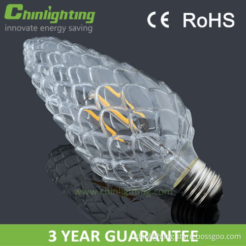 120v 230v 2200k led filament bulb with e27 e26 b22 base OEM design